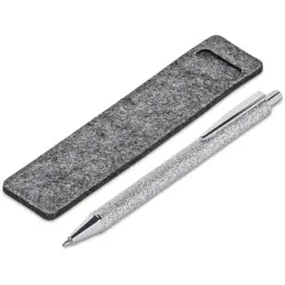 Sparkle Ball Pen In Felt Pouch Unbranded